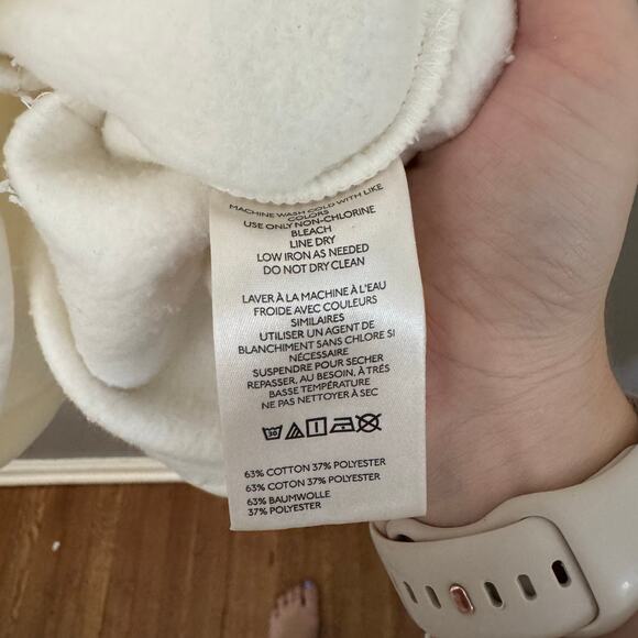 ANTHROPOLOGIE Maeve Puff-Sleeve Pleated-Waist Peplum Top Size Sweatshirt Size SP - Picture 6 of 8